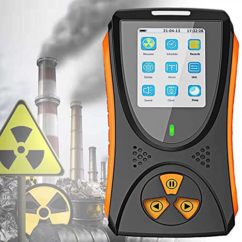 GEJLELDS Detector de radiación de Contador Geiger - Monitoreo de Tiempo Dosímetro de radiación Nuclear Gamma | Detector automático de medidor EMF de Alarma | Suministros de protección radiológica