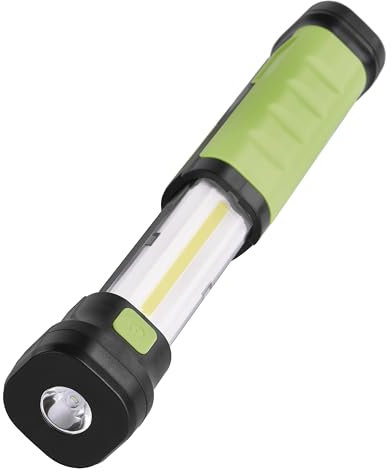 EMOS Lampe de travail LED extensible, lampe d'inspection rechargeable avec 3 modes d'éclairage, lampe d'atelier étanche avec batterie de 2000 mAh avec câble de charge USB-C, durée d'éclairage 16 h,