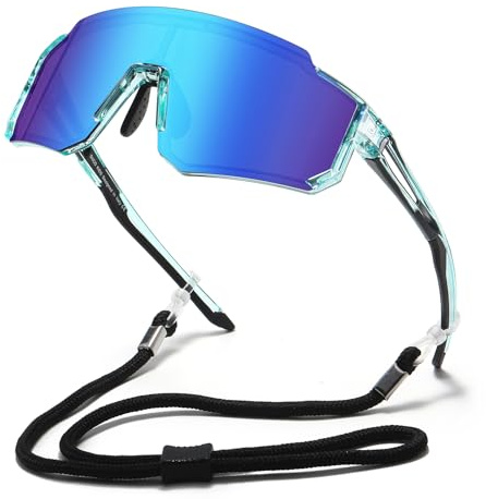 DUCO Lunette de Soleil Enfant Polarisées Sport 8-16 Ans