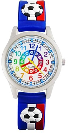 MUXIJIA Montres Bracelet pour Garçon - Analogique Mouvement à Quartz Montre Éducative Enfants pour Filles et Garçons de 3 Ans à 10 Ans