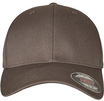 Flexfit Unisex Wooly Combed Baseballkappe, XXL, Darkgrey/Darkgrey