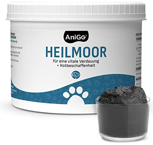 AniGo Tourbe médicinale pour chiens 500 g – Améliore l'état des matières fécales, digestion optimale, système immunitaire, activité gastro-intestinale, stimulation de l'appétit I Tourbe de guérison