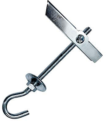 DOJA Industrial | Taco Basculante M6 | PACK 12 | Taco Gancho | Anclaje de Vuelco para fijación de elementos en pared hueca o techo | Tacos de Vuelco de Balancín para fijar ventiladores de pared