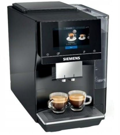 Siemens AG Kaffeemaschine Superautomatik TP703R09 Schwarz 1500 W 19 Bar 2,4 l 2 Tassen