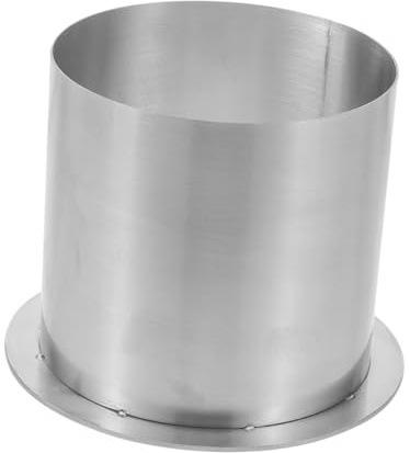ANDRESLAD Tapa de basura redonda empotrada de acero inoxidable para encimera integrada, cubo de basura que ahorra espacio y elegante para la cocina y la oficina
