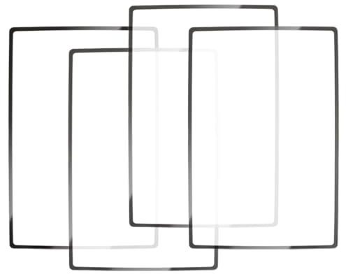 FKWKUW Lima da Lettura, 4 Pezzi, Lente di Ingrandimento, Lente di Ingrandimento da Lettura per Lettura per Ipovedenti, per Anziani E Aiuti per La Lettura di Libri