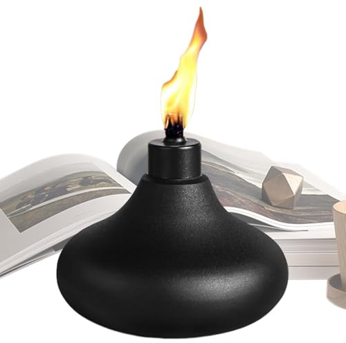 Table Torch Container - Outdoor Torch Containers | Boat Refill Citronella Torches Rechargeable Table Lantern | Flame Torch For Outdoor, Met Torch