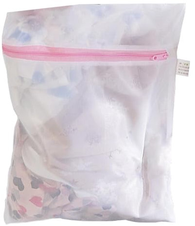 Confezione da 3 sacchetti per il bucato per lavatrice, sacchetti per il bucato in rete, delicato sacchetto per la biancheria con cerniere riutilizzabili per vestiti, calze, biancheria intima