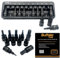 Buffalo Tools 11pcs 3/8 inch Torx Star Impact Socket Bit Set T10-T60, Durable Chrome Vanadium Steel, Rust Resistant TRX-Star Tool Set with Storage Tray