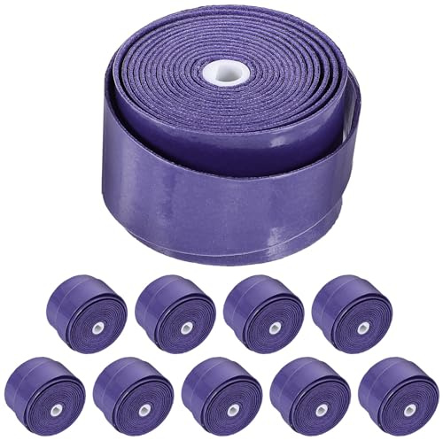 FUNOMOCYA Nastro per Impugnatura da Badminton e Tennis PU 10 Pezzi 110Cm Fascia Antisudore Antiscivolo per Racchetta Avvolgente per Sport all'Aperto
