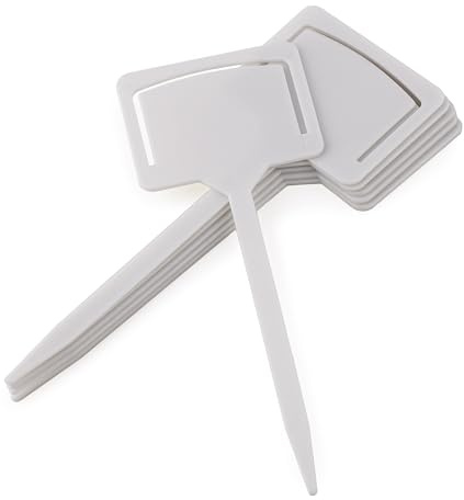 MIVOS Etichette per Piante 6 Pezzi - 180 mm - da piantare per etichettare Le Piante - di Identificazione - Etichette per Piante - Targhette per Ortaggi, Erbe aromatiche