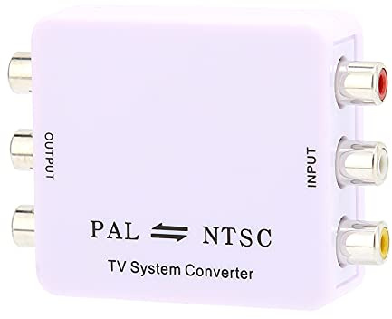 Vistreck PAL NTSC Format Converter - Miniadapter för DVD-spelare, Videobandspelare, Spelkonsoler och TV-apparater