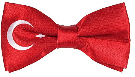 cravateSlim Fliege Türkische Flagge - Flagge Türkei