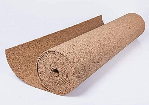 Korkrolle Trittschalldämmung Meterware Größe Kork Rolle 2mm 3mm 4mm 6mm 8mm 10mm (6mm)