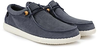 WALK IN PITAS | WP150 WALLABI Washed | Mocasines de Hombre | Naúticos Casual | Zapatillas de Verano | Zapatos de Hombre Casuales y Cómodos | Zapatos de PITAS para Hombre | Periscope 39