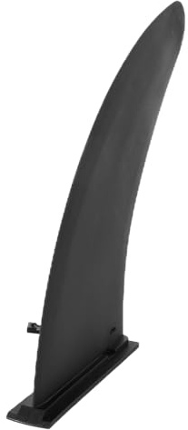 Psytfei Sup Finne 11 Zoll Abziehbare Surfbrett SUP Finne mit Festem Sockel Surfbrettflosse Upgraded Verstärkte PVC Center Fin für Sup Board Aufblasbares Kayak Long Board