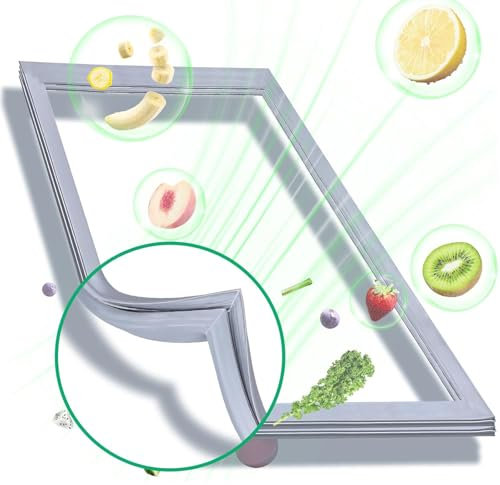 AWFOM Universal Dichtung Kühlschranktür Kühlschrankteile Dichtungsgummi für Kühlschrank Gefrierschrank Magnetstreifen Gummidichtungsstreifen