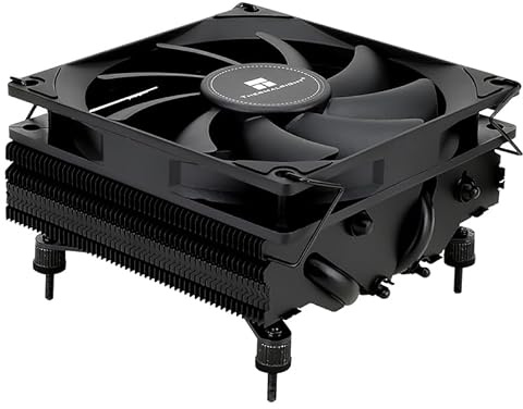 Thermalright TR AXP90-X47 Black Raffreddatore d'aria per CPU a basso profilo,con ventola TL-9015B PWM,4 tubi di calore,altezza 47mm,per AMD AM4 AM5/Intel LGA 1700/115X/1200/1851