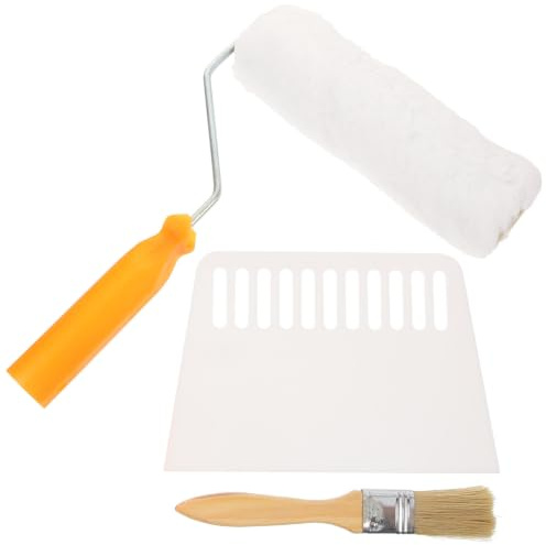 CRAFTHROU Herramientas para Despegar y Pegar Papel Tapiz Rodillo para Juntas de Papel Tapiz Plástico Metal Madera para Juntas y Decoración del Hogar Coche