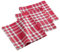 Douceur d'Intérieur Decorative Line of 3 Napkins 45 x 45 cm Traditional Red
