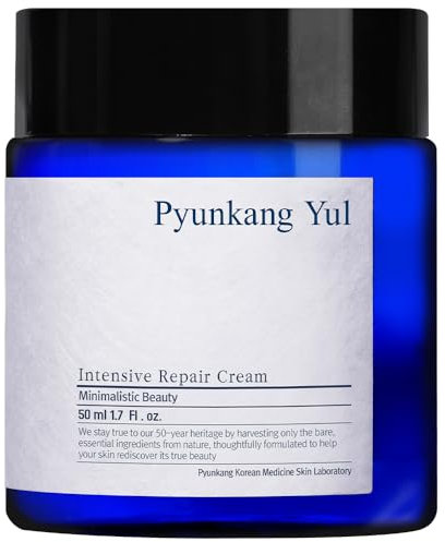 [PKY] Pyunkang Yul Intensive Reparaturcreme für trockene und gespannte Haut mit intensiver Feuchtigkeitsversorgung, Ceramide zur Stärkung der Feuchtigkeitsbarriere, Null Reizungen 50ml
