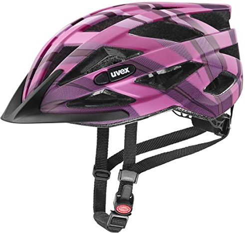 uvex air Wing cc - Leichter Allround-Helm für Damen und Herren - individuelle Größenanpassung - Plum-pink - 56-60 cm