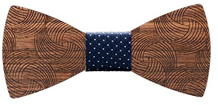 Mr.Van Holzfliege Kinderfliege Fliege Kinder Jungen Schleife bereits gebunden mit Hakenverschluß und verstellbar für Hochzeiten,Abschlussball,Aufführungen,Partei