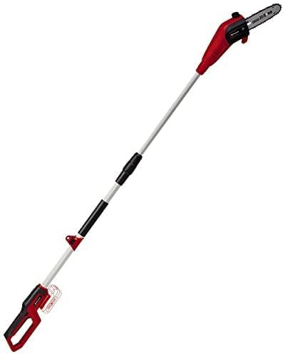 Einhell Akku-Hochentaster GC-LC 18/20 Li T Power X-Change (20 cm Schwertlänge, Motorkopf mit 30° Neigung, Verlängerungsstange, Metallgetriebe, inkl. 3,0 Ah PLUS Akku & Ladegerät)