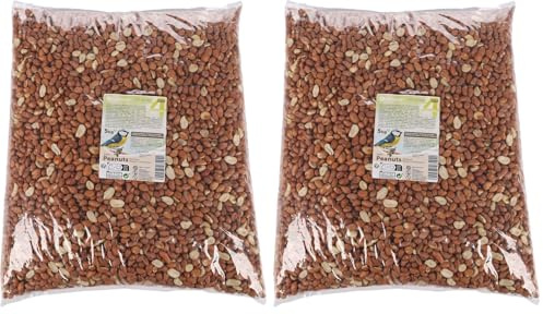 Flamingo Cacahuètes décortiquées pour Oiseaux Sauvages 5 KG - Nourriture Fraîche de Qualité Supérieure - (Lot de 2)