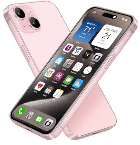 FufoneUS Affichage Faux Jouets Téléphone Modèle Métallique Ne Fonctionne Pas Réplique 1:1 (Rose)