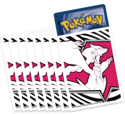Friki Monkey Custodie Elite da allenamento per Pokémon [65 custodie], mostra le tue carte con le custodie promozionali Pokémon ETB, custodie per carte Pokémon (Reshiram)