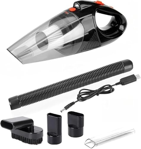 ZWOIVHE Aspirateur À Main V1 Pro - Moteur Ultra- pour Une Performance Exceptionnelle Rechargeable Aspirateur De Table Puissant 120W pour Nettoyage De Voiture Et Maison (1 Pièce)