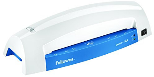 Fellowes 5742801 Laminiergerät für die gelegentliche Nutzung Zuhause oder im Office geeignet für 80 und 125 Mikron Laminierfolien bis A4 Format, blau