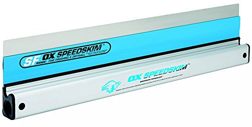 OX Speedskim Plaster Skimming Finishing Rule - SF 600mm I Stainless Steel Flex Blade & Extruded Aluminium Handle