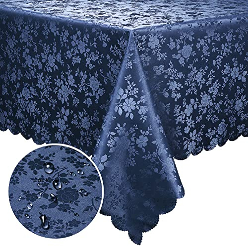 Smiry Rectangle Waterproof Heavy Duty Vinyl Tablecloths, 60 x 84 Inch
