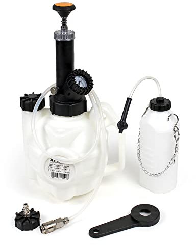 XPOtool Bremsenentlüftungsgerät 4l + 1l Bremsenentlüfter mit Absaugbehälter Bremsflüssigkeit Wechsel