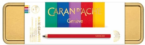 Caran d'Ache Set COLOUR TREASURE 5 MAXI BLEISTIFTE HB (limitierte Edition)