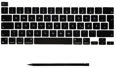 Generisch Teclas de repuesto para MacBook Pro 13 (2020) A2338 DE-Layout QWERTZ