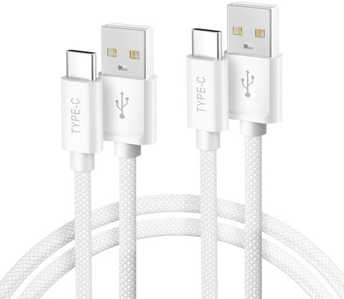 Basesailor USB to USB C Charger Cable 3M/2Pack,Long Type C Fast Charging Power Lead for iPhone 17 16 15 Plus Pro Max,iPad 10 10th,Mini 6 6th,7 7th Generation,Samsung Galaxy S25 S24 S23 S22,Z Flip Fold