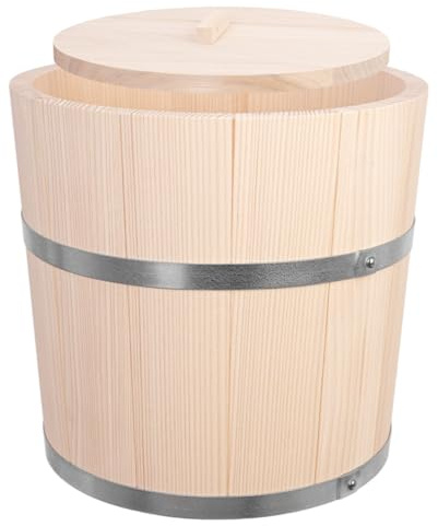 KADAX Barilotto di legno da 15 l, in legno, per fermentare verdure come crauti, cetrioli o kimchi, crauti, cetrioli, cetrioli, cetrioli