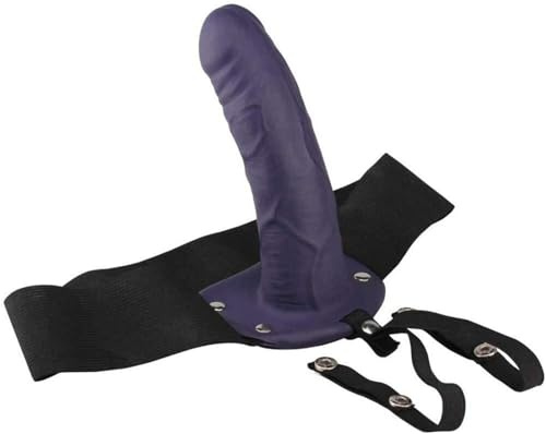 BFLaiCai Consolador Con Correa Hueco Con Correa Elástica, 16,5cm, Extensor De Pene for Aumentar La Erección, Juguete Sexual for Hombres, Calzoncillos Con Correa De Lujo for Él Y Ella