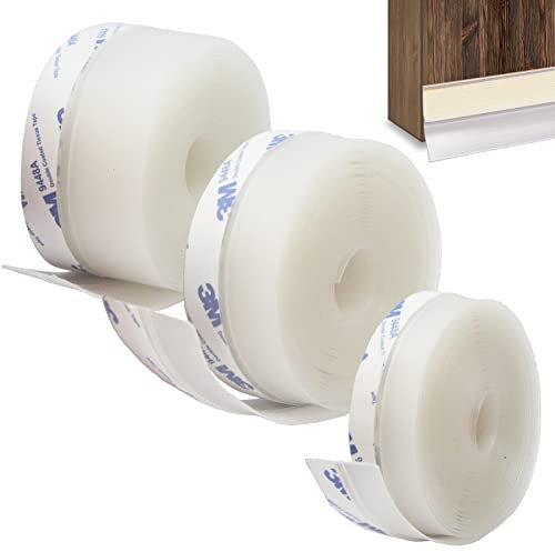 Türdichtung Zugluftstopper Dichtungsgummi Dämmstreifen Dichtung - 35mm x 5 Meter Schalldämmung Fensterdichtung zum ankleben aus Gummi Zimmertürdichtung Durchzugstopper für Türen von PRIOstahl