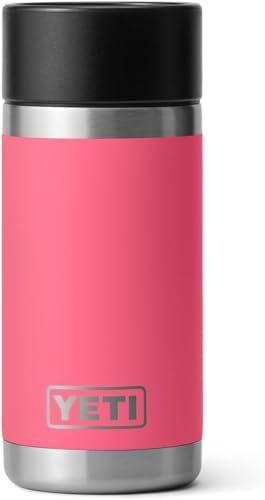 YETI Rambler Hotshot Bottle, Vacuum Insulated Stainless Steel Bottle with Hotshot Cap, Tropical Pink, 12 oz (354 ml)