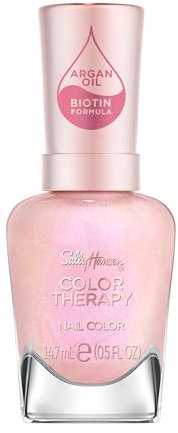 Sally Hansen Color Therapy Smalto Unghie, 227 Epink Journey, Colora, Rinforza, Cura, 14.7ml
