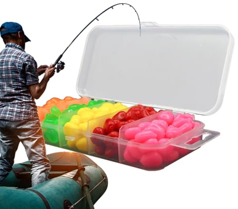 Cebo artificial de maíz - 200 cebos flotantes para carpa, imitación de maíz, accesorios de coloridos para pescadores de carpas | 5 colores ligeros de repuesto de cebo flotante | Cebo de