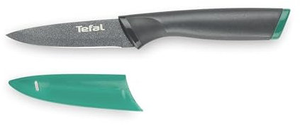 Tefal Fresh Kitchen Gemüsemesser 9 cm, Edelstahl, Anthrazit/Grün, cm, 30 x 10 x 2.9 cm, 1 Einheiten