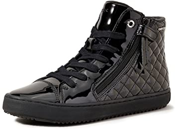 Geox Mädchen J Kalispera Girl D Sneakers, Schwarz, 25 EU