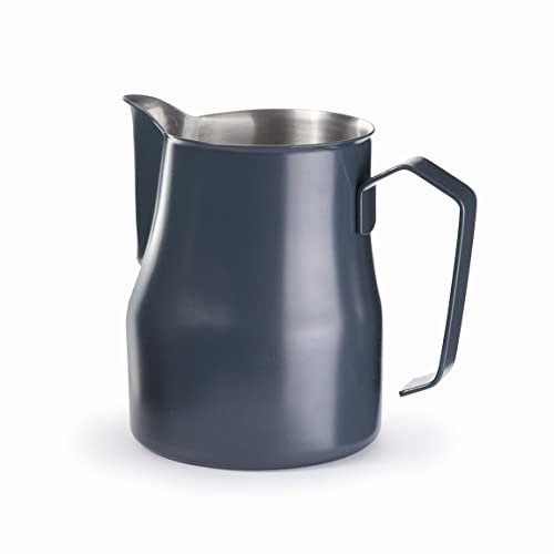 LACOR 58150 - Lechera para baristas en Acero Inoxidable 18/10, 0'5 L, Gris azulado