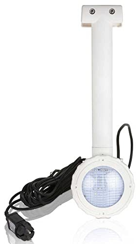 Gre LAGP8 - Iluminación para Piscina. Proyector Colgante Led Blanco para Piscina Elevada de Acero, 8W. Luz para Piscinas