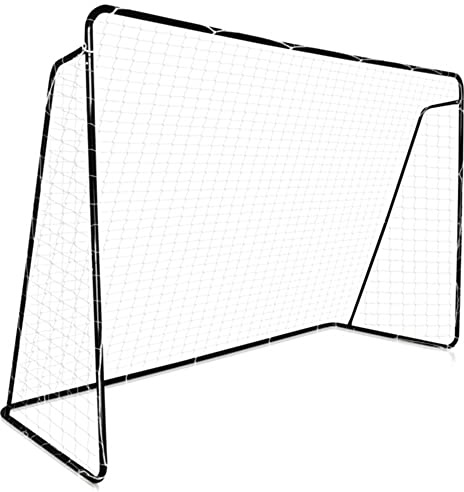 Outvita But de Foot Cage de Foot pour Enfants 300 x 200 x 120 cm, Filet de Football pour Jardin/Cour/Parc/Plage - Noir